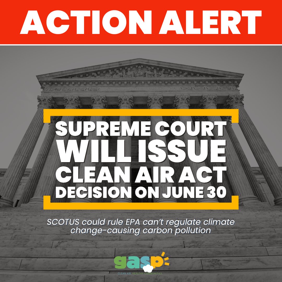 GASP on Twitter "Tomorrow is the last day Supreme Court decisions will