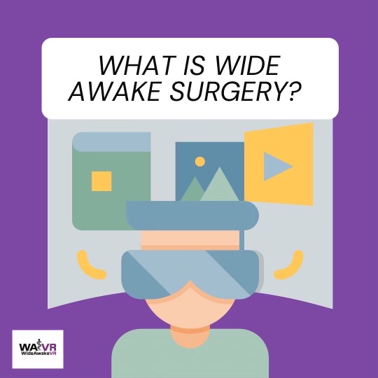 wideawakevr's tweet photo. The best way to focus your attention during a wide awake procedure is by wearing and watching Virtual Reality. The use of WAVR to avoid general anesthesia is necessary to make your surgery safer, faster and easier. 
Instead of “putting you out,” let’s put you somewhere else!🌎 https://t.co/HndgruQwgt