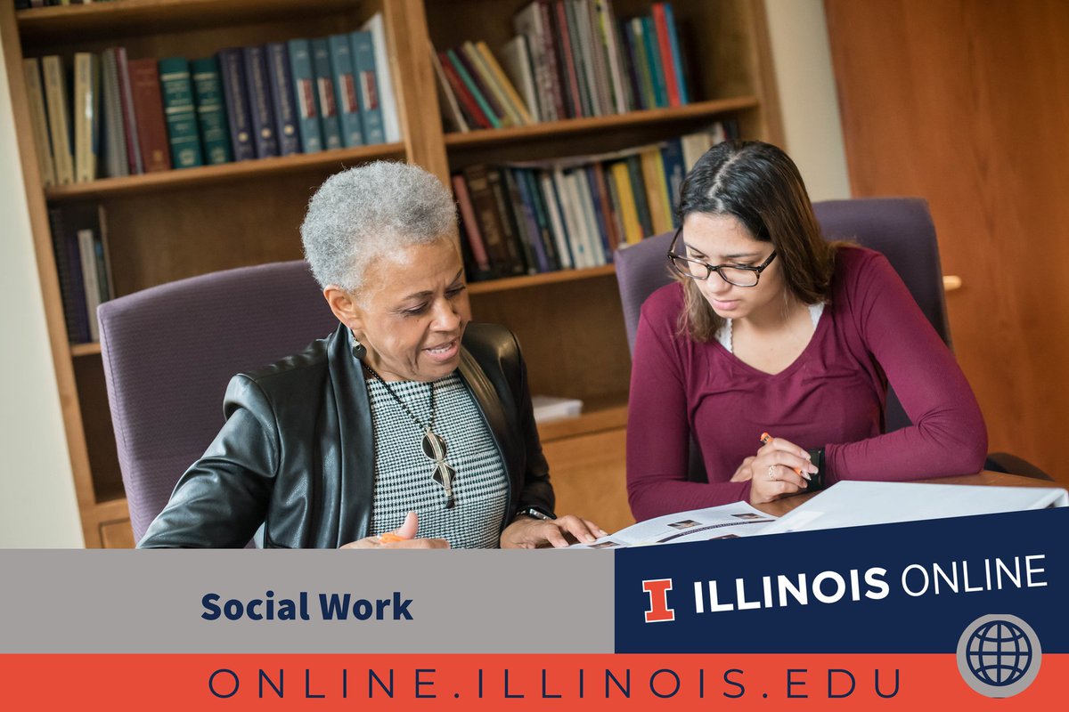 Illinois_Online's tweet photo. The MS in Social Work, from the @UofISocialWork offers a hybrid program for the advanced clinical concentration with focus areas in mental health, schools, health care, and children, youth, and family services.
See link in bio for more info.
#IllinoisSW #iMSW https://t.co/AKd9fWyvrs
