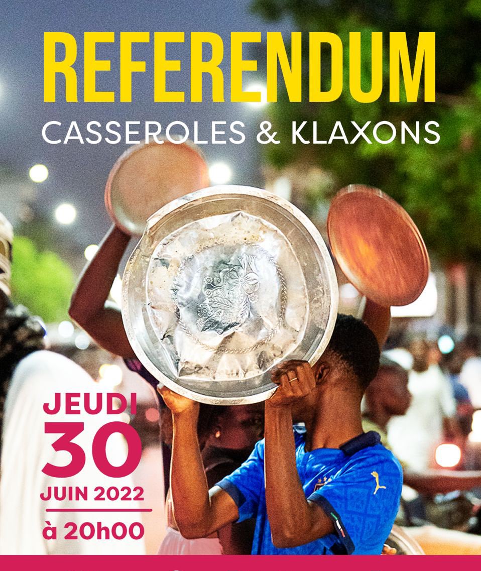 SonkoOfficiel's tweet photo. Une seule réponse à ces deux questions : une participation massive au dernier concert de casseroles que nous organisons avant le début des préparatifs de la tabaski et de la campagne électorale, ce jeudi 30 juillet 2022 de 20 heures à 20 heures 30 minutes. https://t.co/CoKkEBwa3l