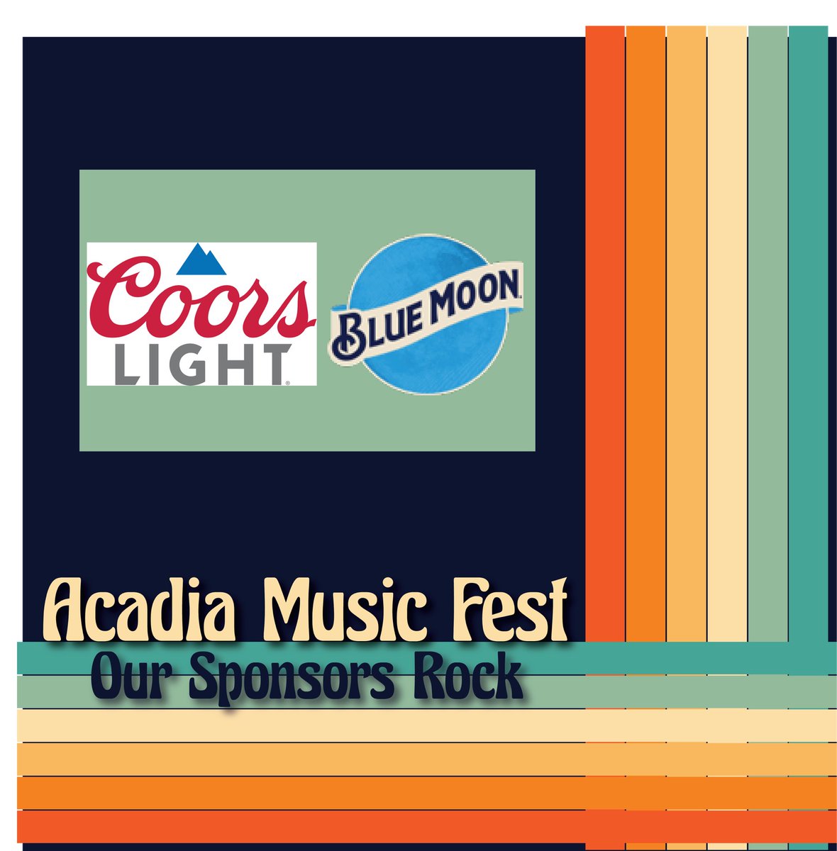 AcadiaMusicFest's tweet photo. Huge thank you to our sponsors Coors Light and Blue Moon, you guys ROCK! 🎶🎸 

#AMF22 #AcadiaMusicFest #Music #Festival #Sponors #OurSponsorsRock #Thibodaux #Louisiana #CoorsLight #BlueMoon https://t.co/pICOu24d2I