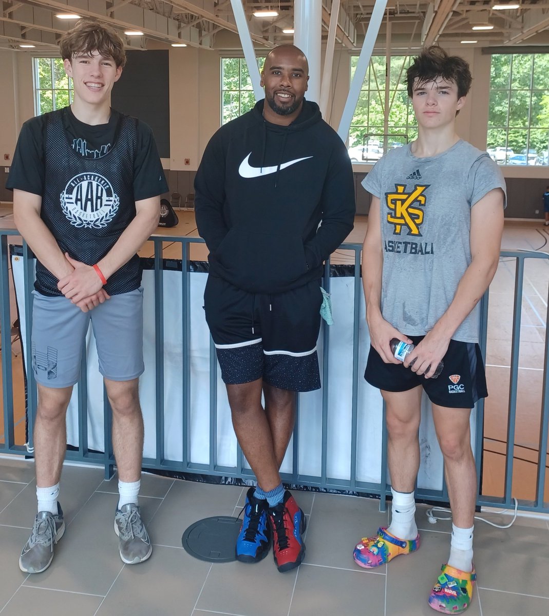 coachT_fearless's tweet photo. It's officially a wrap here at the @AllAcademicBB Camp! So proud of my boys. They played very well and not only represented Mount Vernon but Georgia well! From Sandy Springs to Boston, we represent @MV_MOV TOGETHER! Now it's big time daddy duty for the rest of the summer! 🖤🙏🏾 https://t.co/hTVP1WN5hG