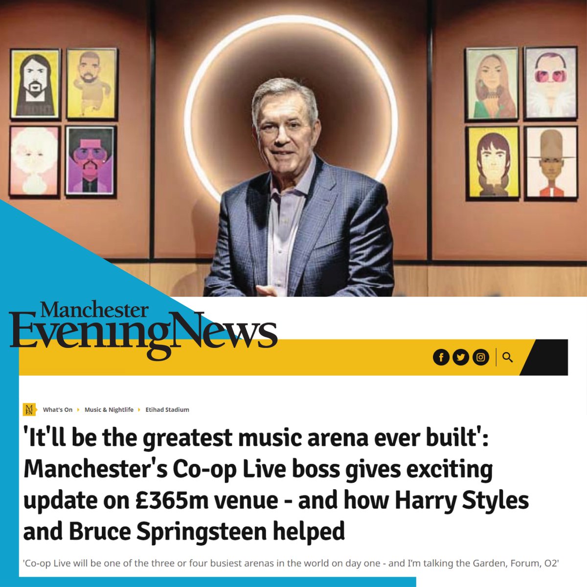 It’s been a great few days at Co-op Live HQ, welcoming local media to find out more about our exciting developments, and to meet OVG CEO Tim Leiweke. It’s all really coming together. 

Read more here: bit.ly/CoopLiveMEN