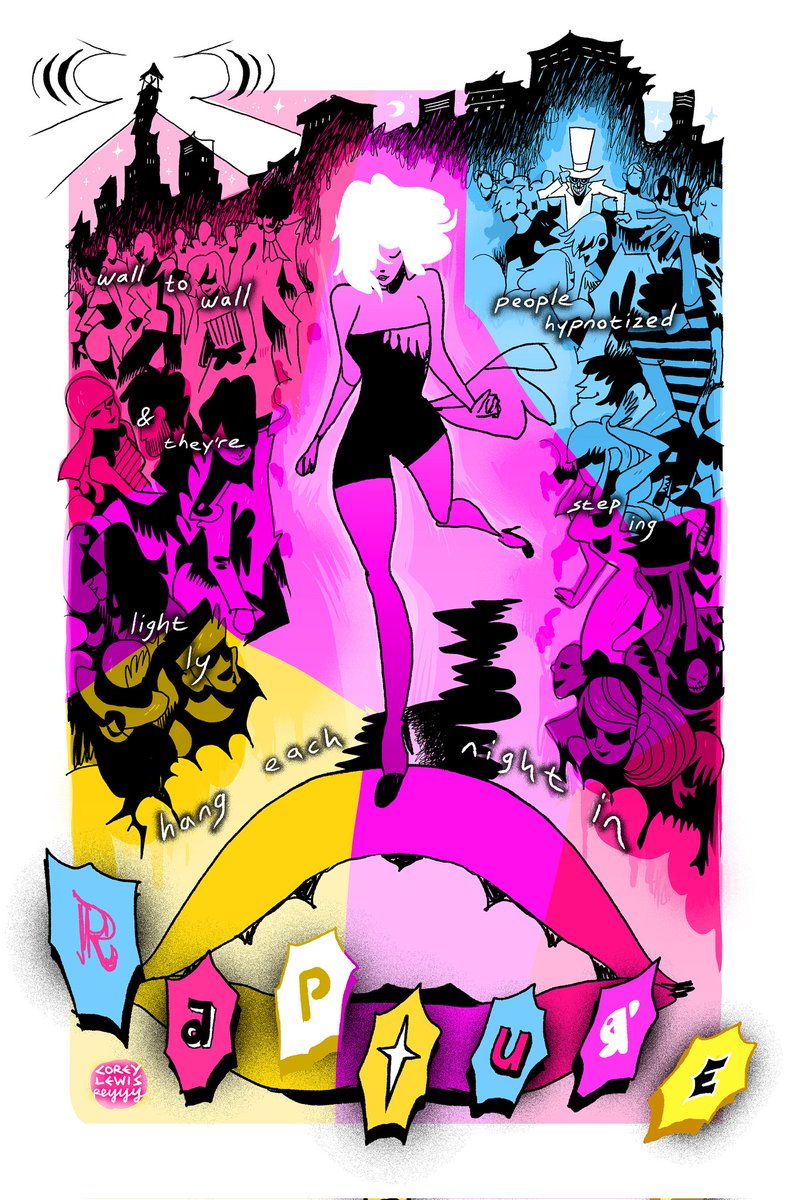 reyyystation's tweet photo. News drop: BLONDIE has a graphic novel coming out and I'm in it! I made a comix adaptation of their song "RAPTURE"! Thrilled & honored to be a part of this, and I tried to deliver something unique ๐โจ๐ฅ #Blondie #Retrovisual https://t.co/LO8ut0XjmY