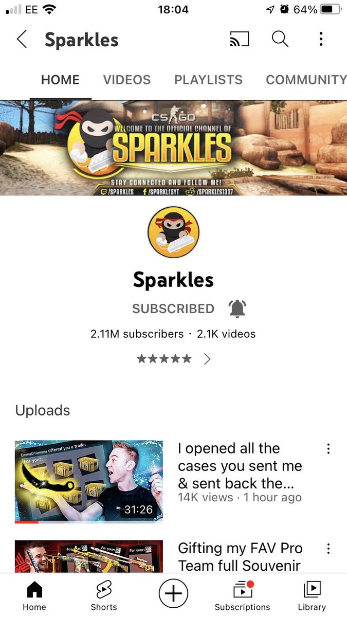 CharlieScruff's tweet photo. @SparklesCSGOYT Always locked in 👏🏽👏🏽 https://t.co/0n2OGOHI4V