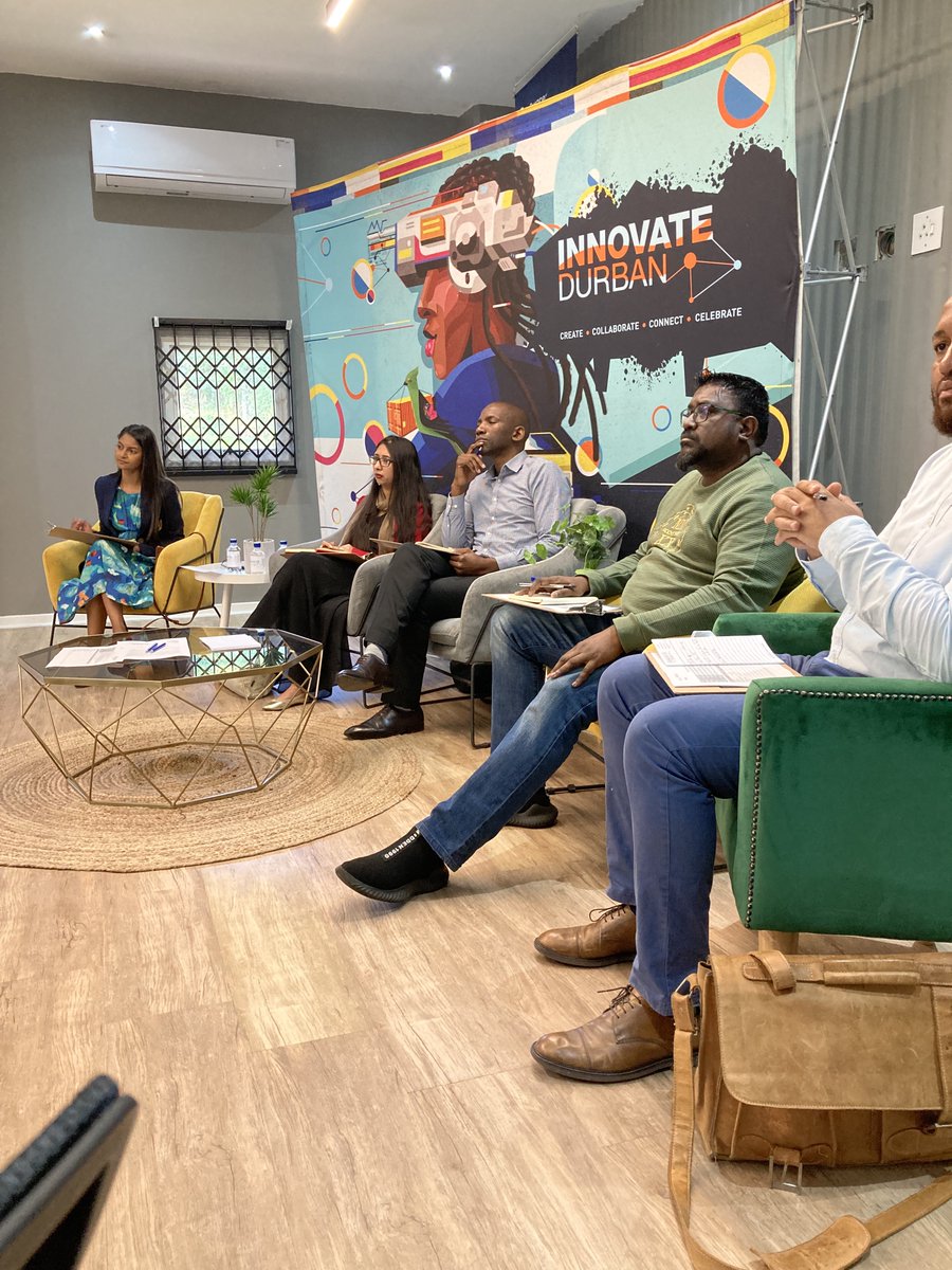 InnovateDurban's tweet photo. Today we hosted the  2022 INNOVATE DURBAN PITCHING DEN.A very exiting day indeed!
#InnovateDurban
#UNDP
#rebuilding
#PitchingDen
#Innovators
#GameChangers
#GlobalThinkers https://t.co/B3uTNo50w6