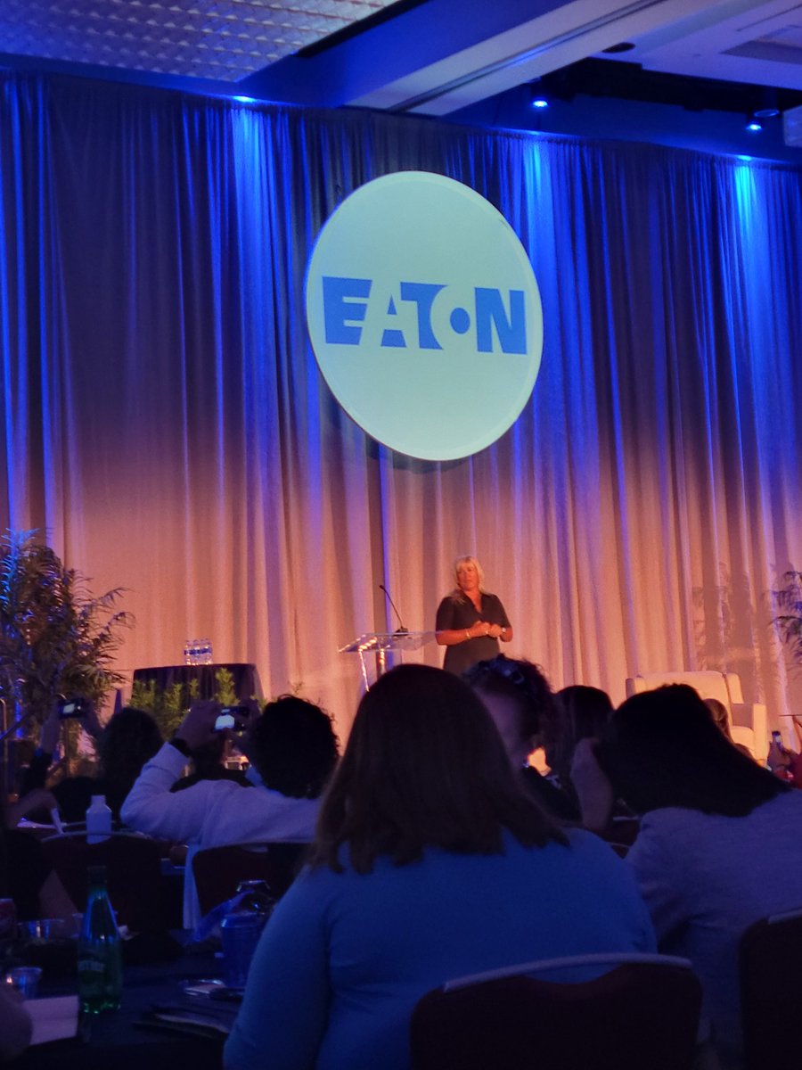 britt_ramos_'s tweet photo. The person we all want to be - @MollyMurphy_ETN- is on the main stage at @NAED_org Women in Industry talking about the future of the industry #WII2022 https://t.co/li5DU0xiNo