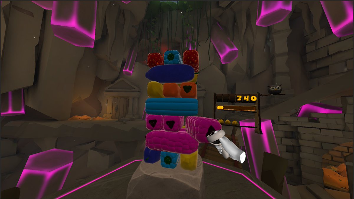 vr_arcadia's tweet photo. 🍉Hurry up to grab Jentrix with a 35% discount! 
Jentix combines the very best of Jenga, match-3 and Tetris. And it’s all packed in Virtual Reality!

Purchase on Steam https://t.co/tXc612ta67
#jentrix #vr #steamvr #madewithunity https://t.co/Jt0yMR5pSb