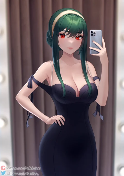 Hey Loid, what you think about this dress? 

#SPY_FAMILY #yorforger #spyxfamilly 