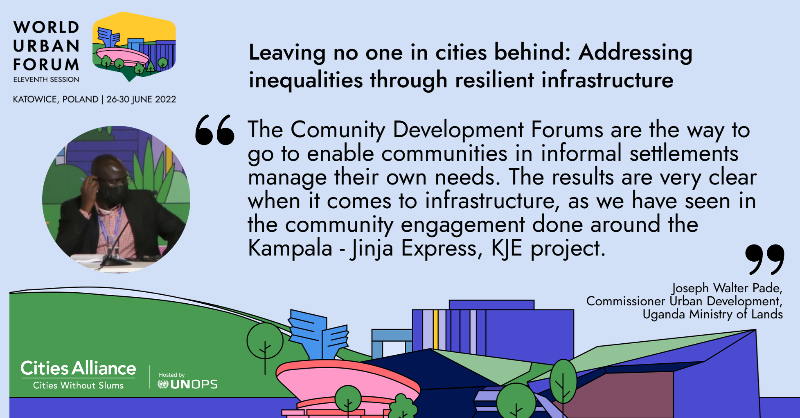 CitiesAlliance's tweet photo. How to develop &amp; finance infrastructure w/out harming people &amp; the environment? This was the guiding question of our #WUF11 event on #resilient #nfrastructure, brilliantly moderated by Pasquale Capizzi @ArupUK

@BMZ_Bund @SECO_CH @afdb_umdf @sdinet @ministry_lands  

Highlights⬇️