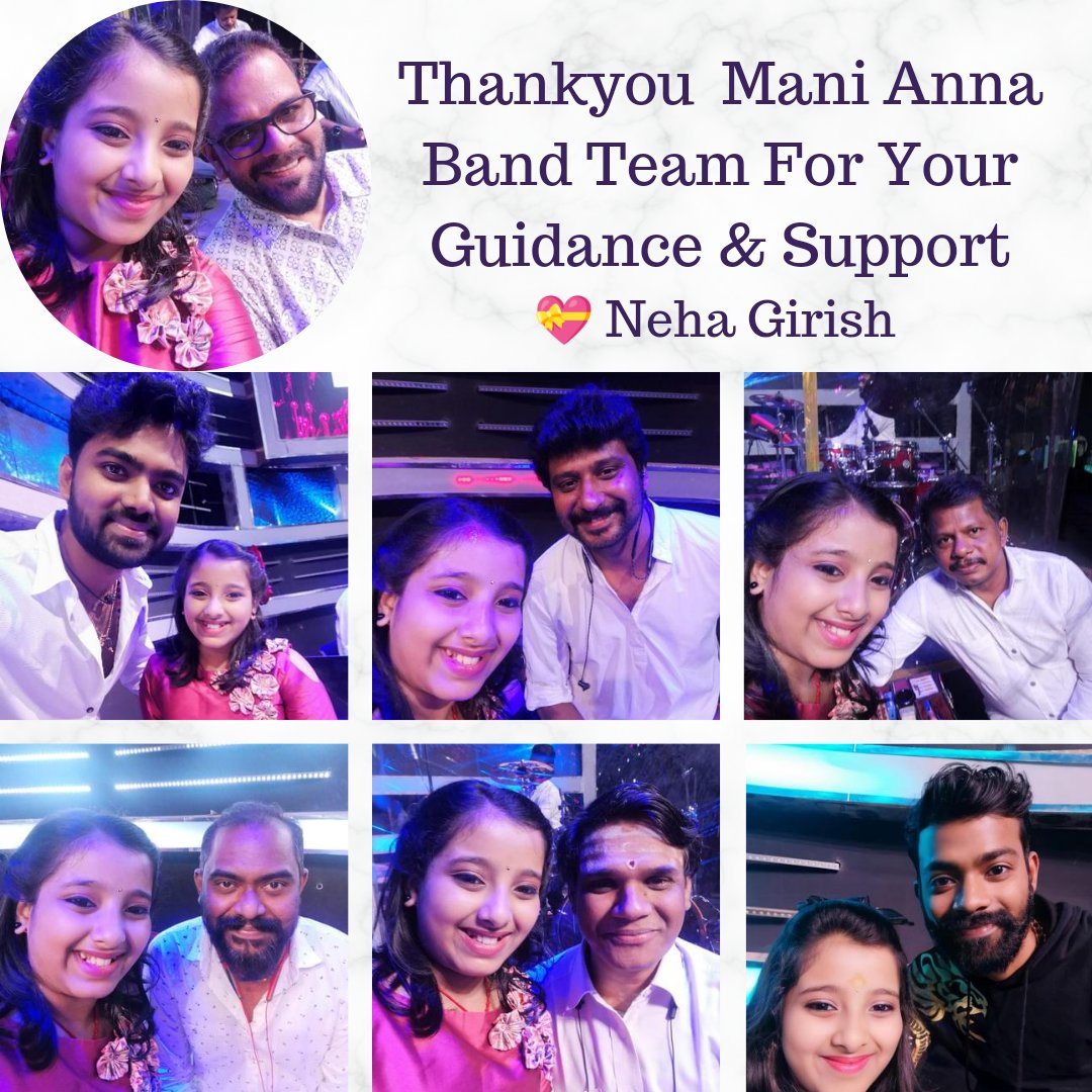 singernehag's tweet photo. Thankyou Mani Anna Band Team For Your Guidance &amp; Support!

#manianna #maniannaband #maniband #manibass #karthickdevaraj #nehagirish 

@vijaytelevision @super_singer_08 @super_singer_junior_8 @supersinger_fansclub @nehagirish_love @fan_nehagirish_ @diehard_fan_of_neha @neha_kutti https://t.co/I7b49snuQ0