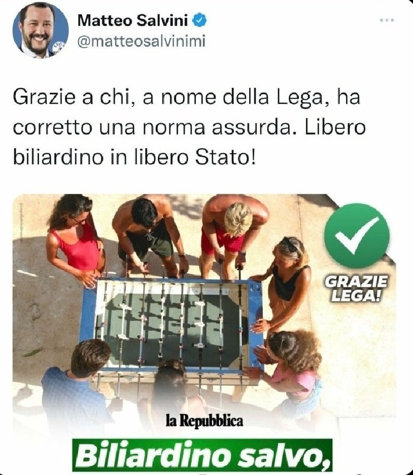 Discutere di #cannabis è futile invece il biliardino cazzo è fondamentale! #Salvini pericolo pubblico n°1 
Approvazione dell'autocoltivazione per 4 piante SUBITO!  #ItaliaTerzoMondo