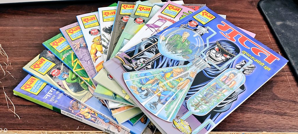 hey_Rishabh's tweet photo. #nostalgia 💓

Holding these comics after so many years, have brought back so many memories. Had cartons full of them.

#books #bookflex #rajcomics https://t.co/v1dtAfU1jA