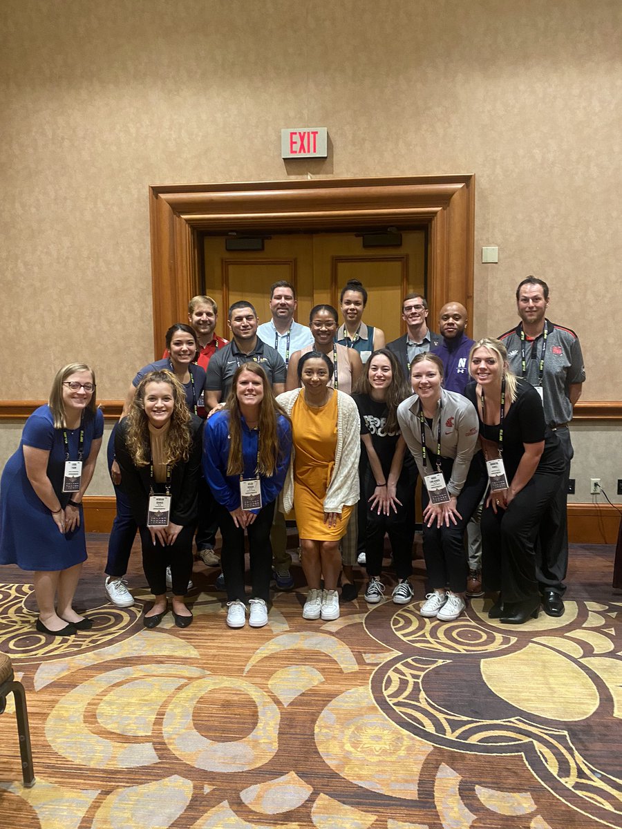 This is the core group that came to our Membership Recruitment and Retention working group! <a href="/_AhmadB_/">Ahmad Boyd</a> had led a SWOT for us so that it can help form our strategic goals for the 22-23 year! Committee chairs, who’s excited for the creation of new goals! 😅 #N4AEEE #N4A2022