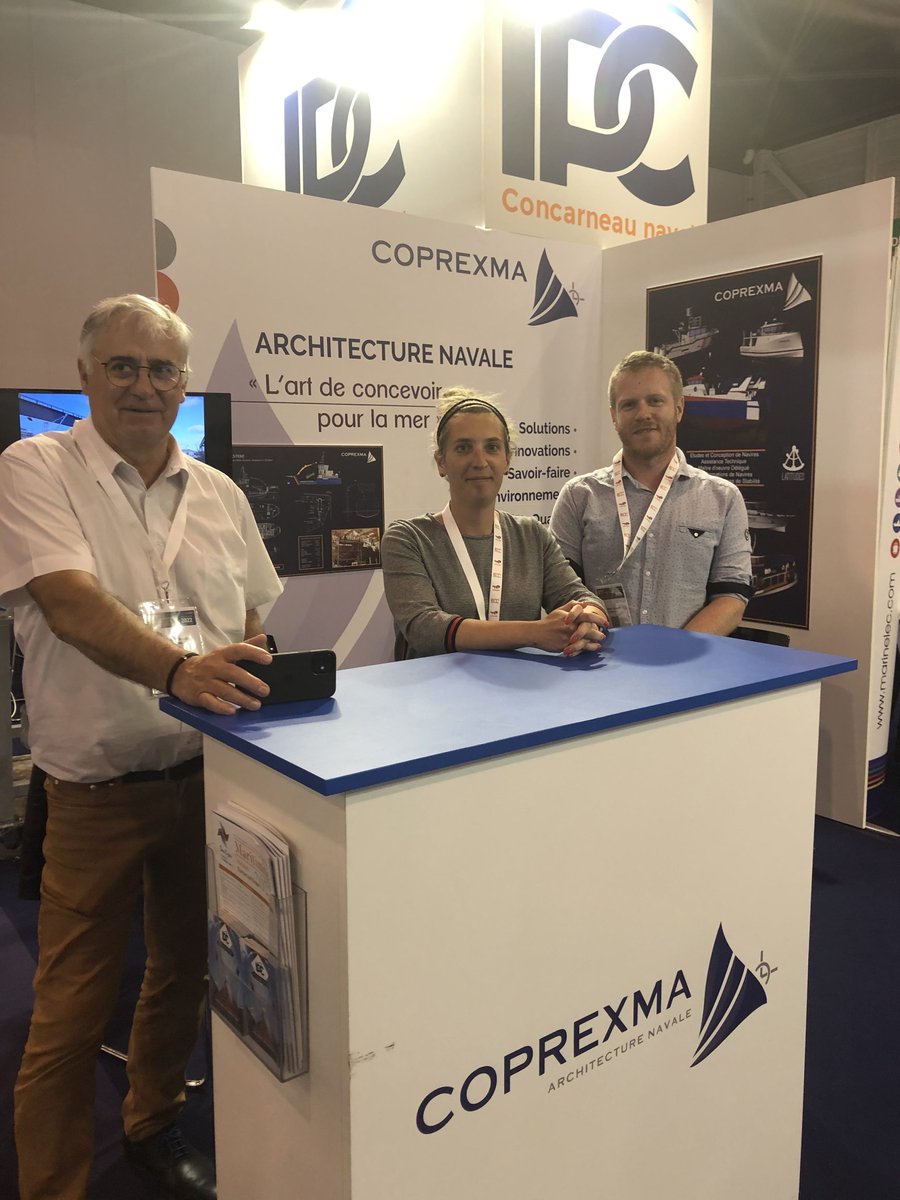 coprexma's tweet photo. đVenez rencontrer notre Ă©quipe pendant ces trois jours de salon Ă @euromaritime22 Ă #Marseille, au Pavillon IPC - Stand K30 ! Nous sommes Ă votre Ă©coute pour Ă©changer sur votre projet de construction, quelque soit le type de navire.
#EM22 #COPREXMA @bpnaval @ipc_concarneau https://t.co/YFYfGSFi4l