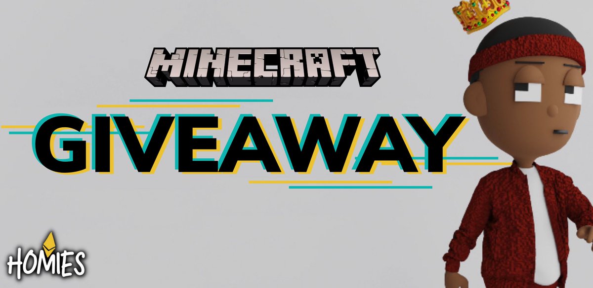 GIVEAWAY!🚨

With <a href="/nftworldsNFT/">NFT Worlds</a> as one of the leading Metaverse projects, I am giving away 1 <a href="/Minecraft/">Minecraft</a> download code on the console of your choice!

- Like/RT
- follow me &amp; <a href="/HomieGsNFT/">Homie Gs</a> 
- Comment a homie you like from my collection: opensea.io/BullishHomie

Winner in 72 hours🎉