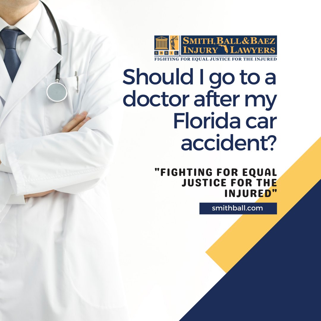 Yes! Watch our video FAQ to learn more: smithball.com/should-i-go-to…

Smith, Ball &amp; Báez Injury Lawyers

📲 (561)500-HELP
💻 smithball.com

#injured #floridalaw #floridaattorney
