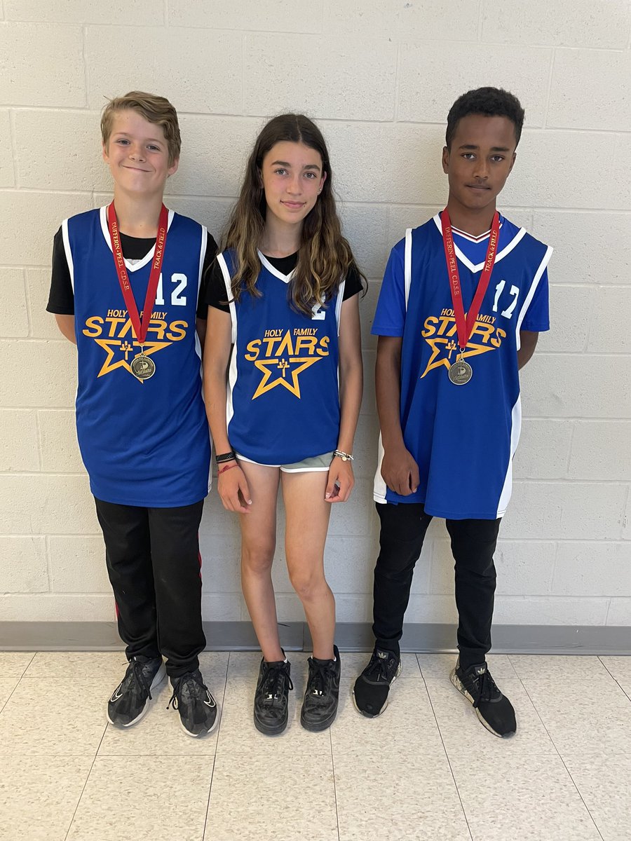 We are so proud of our Holy Family STARS!  1st Place Triple Jump at the Boards! Thank you Mrs. Mercer!⭐️