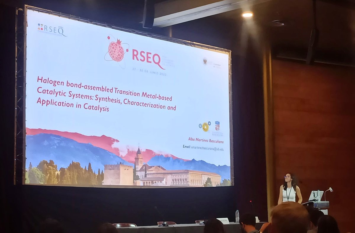 What a great pleasure to have been part of the #BienalRSEQ2022 in Granada and to have been able to share part of my research! <a href="/BienalGranada22/">XXXVIIIReunionBienalRSEQ</a> <a href="/RSEQUIMICA/">RSEQ</a> 😊🤙🏼