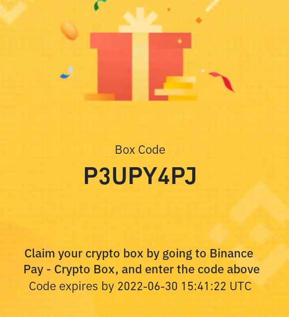 CryptoBesi's tweet image. Code for free BNB .
150 persons can redeem🙏🎉🎉.

Code : P3UPY4PJ

HOW TO REDEEM :Go to Binance pay centre, select  crypto box ,select receive and enter the code to redeem. 🎉🎉

NB: DO NOT POST CODE IN BINANCE LIVE !

Follow and retweet for more
#Giveaway #cryptocurrecy #BNB