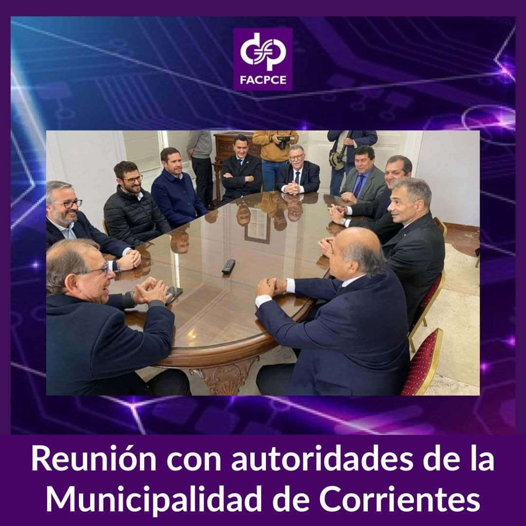 FacpceArgentina's tweet photo. Hoy miércoles 29 de junio, en Corrientes, en el marco de la Junta de Gobierno, autoridades de la FACPCE visitaron la Municipalidad de esa ciudad y tuvieron una reunión de trabajo con sus autoridades.
Toda la info del encuentro 👉https://t.co/GKRWr2AUQu
#FACPCE #CPCECorrientes https://t.co/7H96Xbtkk6