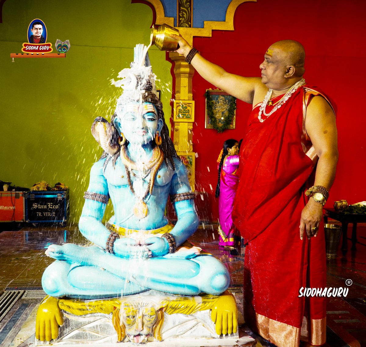 SiddhaguruRM's tweet photo. #Ksheerabhishekam #Selfrealizationday #Siddhaguru https://t.co/dtWN1AG9OK