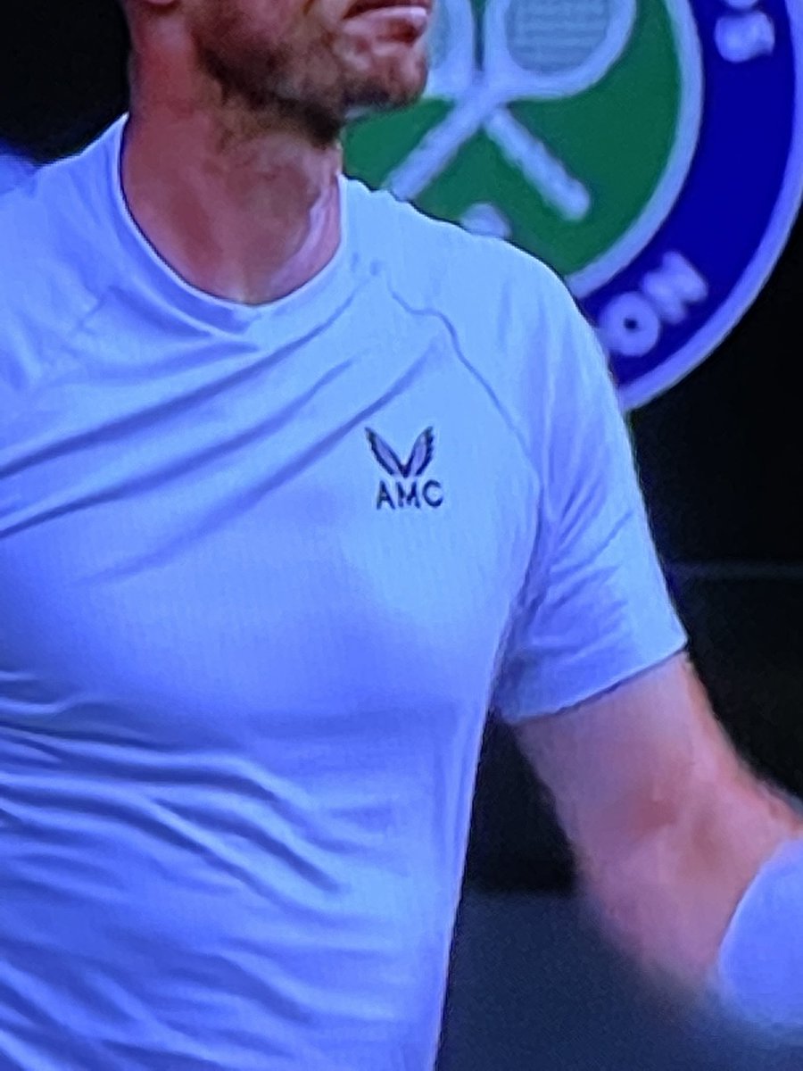 brich1975's tweet photo. Andy Murray representing $AMC at Wimbledon! https://t.co/7yXwadtuoX