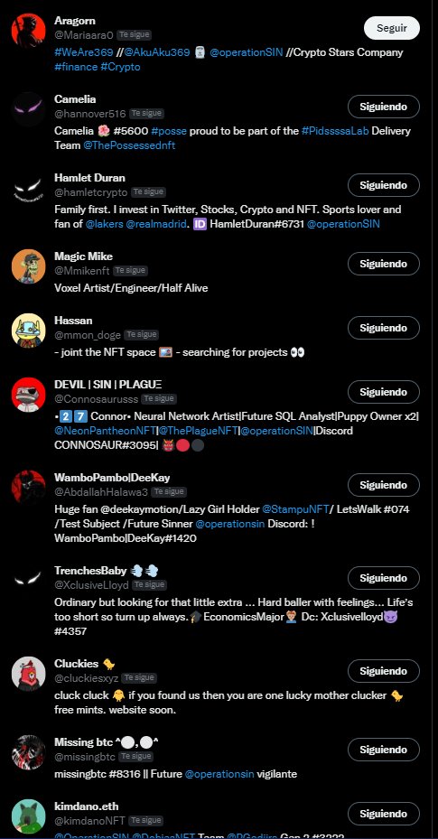 Extasiis_'s tweet photo. When I wake up and get the pleasant surprise of every day. Road to 1,000 Followers 🤝🔴⚫️
I will follow all fellow Sinners who follow me 🫂
@operationSIN @HatoETH @NFTLlama @Jacktavo
#SinfollowSin #sinnersfollowsinners #SINNERS https://t.co/6CNvCrBVyL