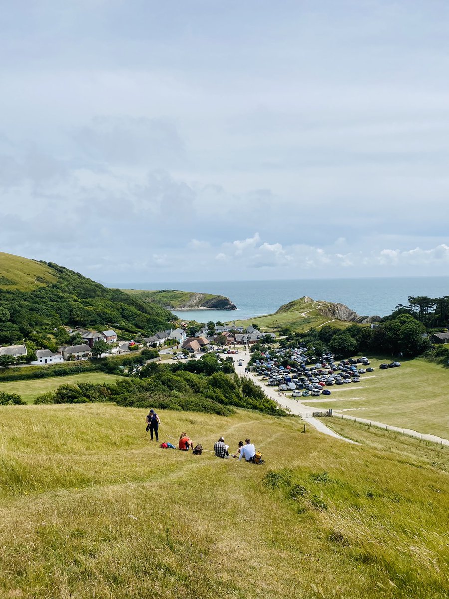 DyffrynTafGeog's tweet photo. Dorset Day 2 - Collecting footpath erosion data with @LulworthRangers on the way over to Durdle Door. Our students were amused to see former Dyffryn Taf geographers modelling what to do on the PowerPoint. Brought back great memories! #part2 https://t.co/dA9B7nXRrV