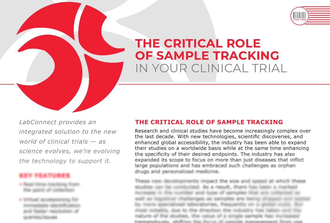 thecentrallab's tweet photo. Research and clinical studies have become increasingly complex over the last decade causing an impact on the size and speed at which studies can be conducted and shipped.
Read further: https://t.co/BMI9zPEcvk
#sampletracking #centrallab #complextrials https://t.co/NMKRd3XDXX