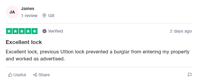 UltionLock's tweet photo. Ultion works - and we have proof 👇
We're thrilled to hear Ultion has prevented one more burglary. To keep you safe, we make the best security hardware & deliver it the next day.
👉 Here is where to get Ultion for your home: https://t.co/dlIXnmsJbO
#HouseSecurity #UKHomes https://t.co/SnDNRQFjbv