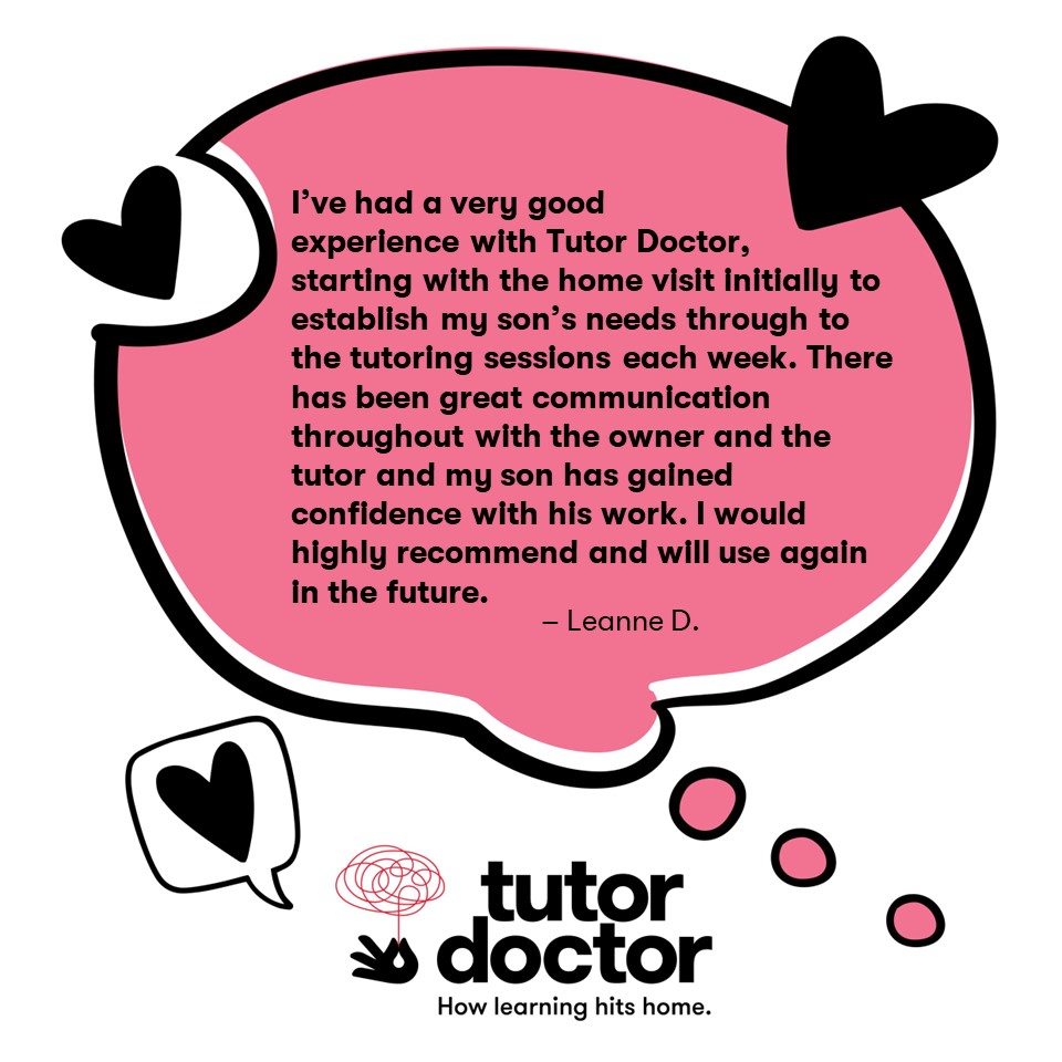 Every student learns differently, and we believe one of the best ways to approach academic challenges is to target specific areas and concepts that need revisiting. Thank you for the wonderful feedback! 🙂 #review #HappyCustomer #proudparent
