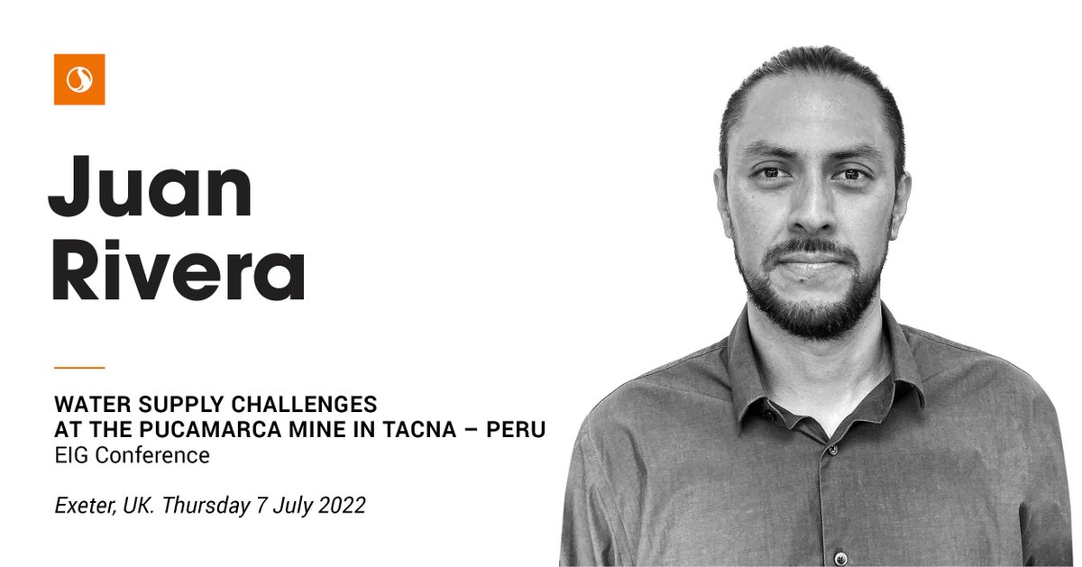 Attending the @EIGConference #EIGExeter2022 conference? Look out for a presentation by our Juan Rivera on the #water supply challenges at the Pucamarca gold mine in Southern Peru: https://t.co/76kgj68hMT #GroundWater #WaterManagement https://t.co/7yO403WDiM