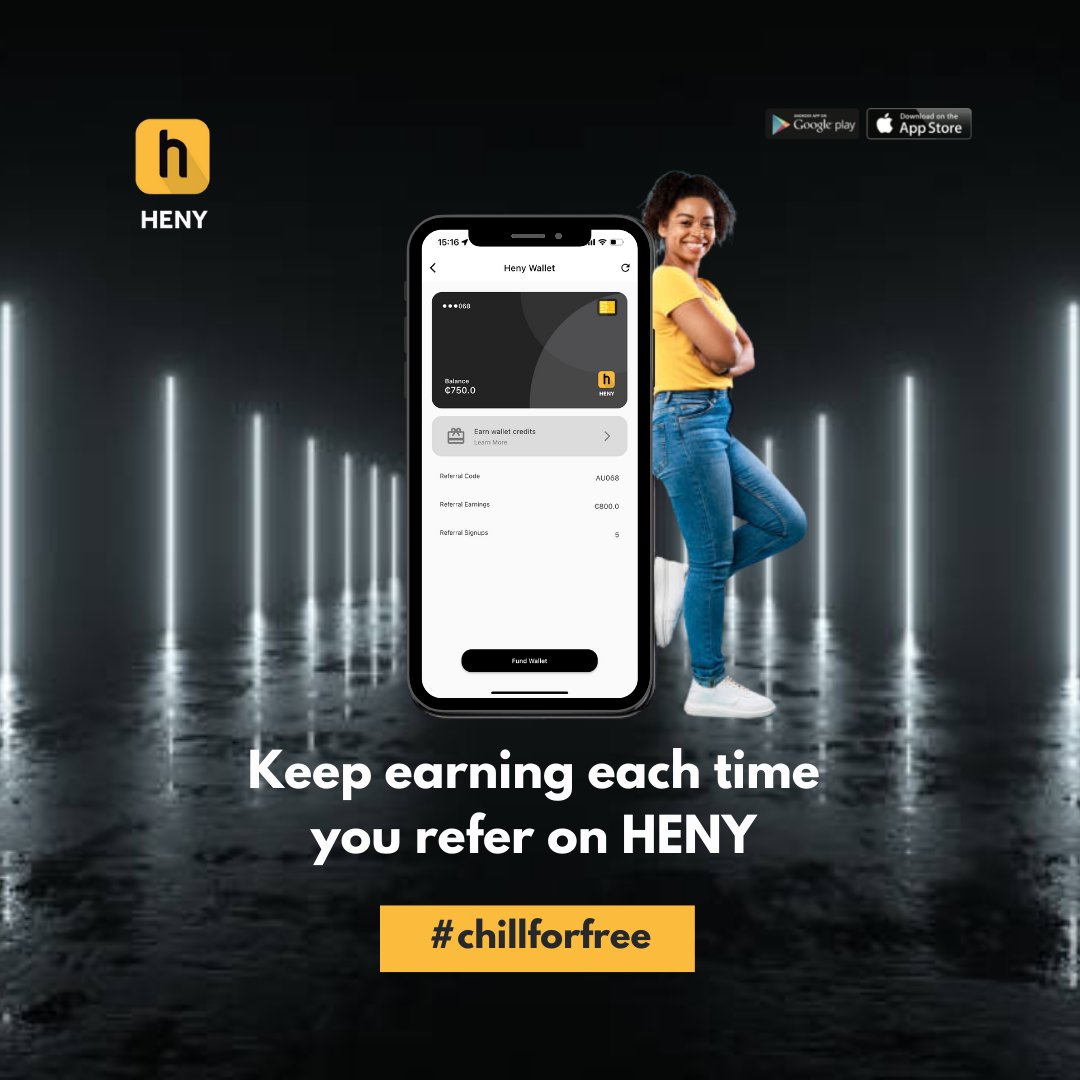 heny_app's tweet photo. Want to chill with the big boys ? Chill for free on HENY by refering the App. 

Earn up to GHC 1000 and spend for free.

Download the app now : https://t.co/bNZOnd77in

#henyapp #henyexperiences #chillforfree #referandearn https://t.co/TlUKvg3NiM