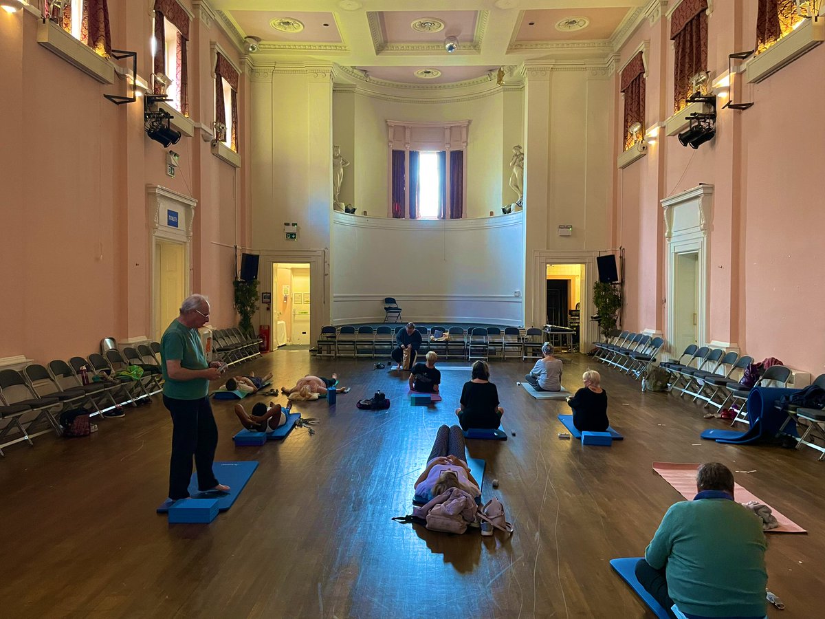 Lovely setting in the Harpur a suite for our Mindful yoga <a href="/Bedfordcornexch/">Bedford Corn Exchange</a>. Every weds at 1pm in #Bedford town centre. #MentalHealthMatters