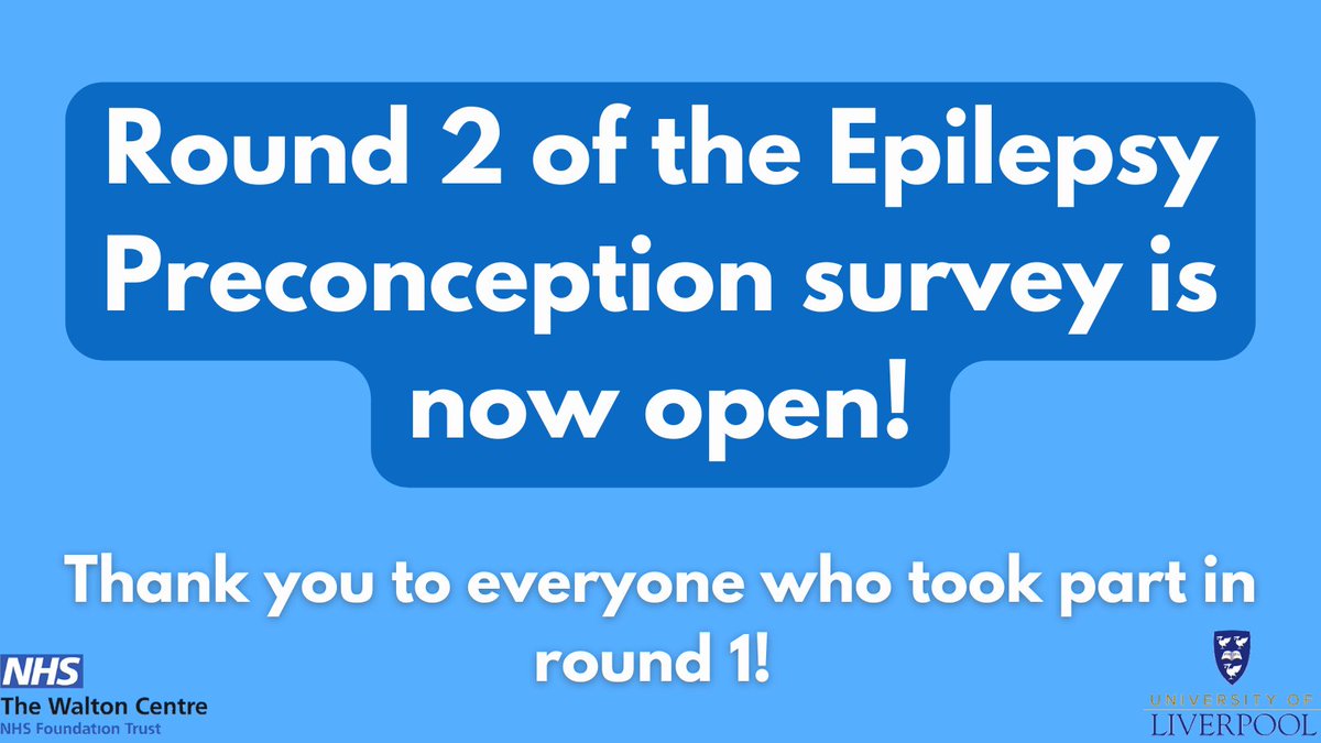 Epilepsy Preconception Care Study tweet media