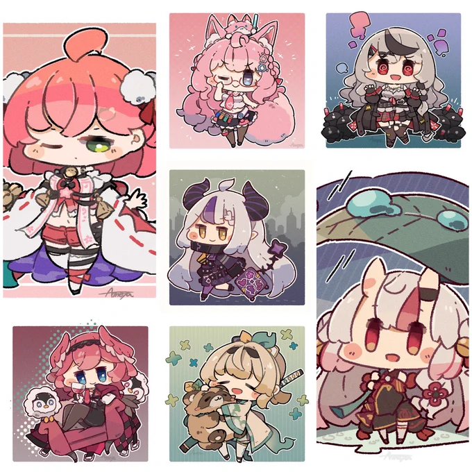 ホロライブの月でした!
#今月描いた絵を晒そう 