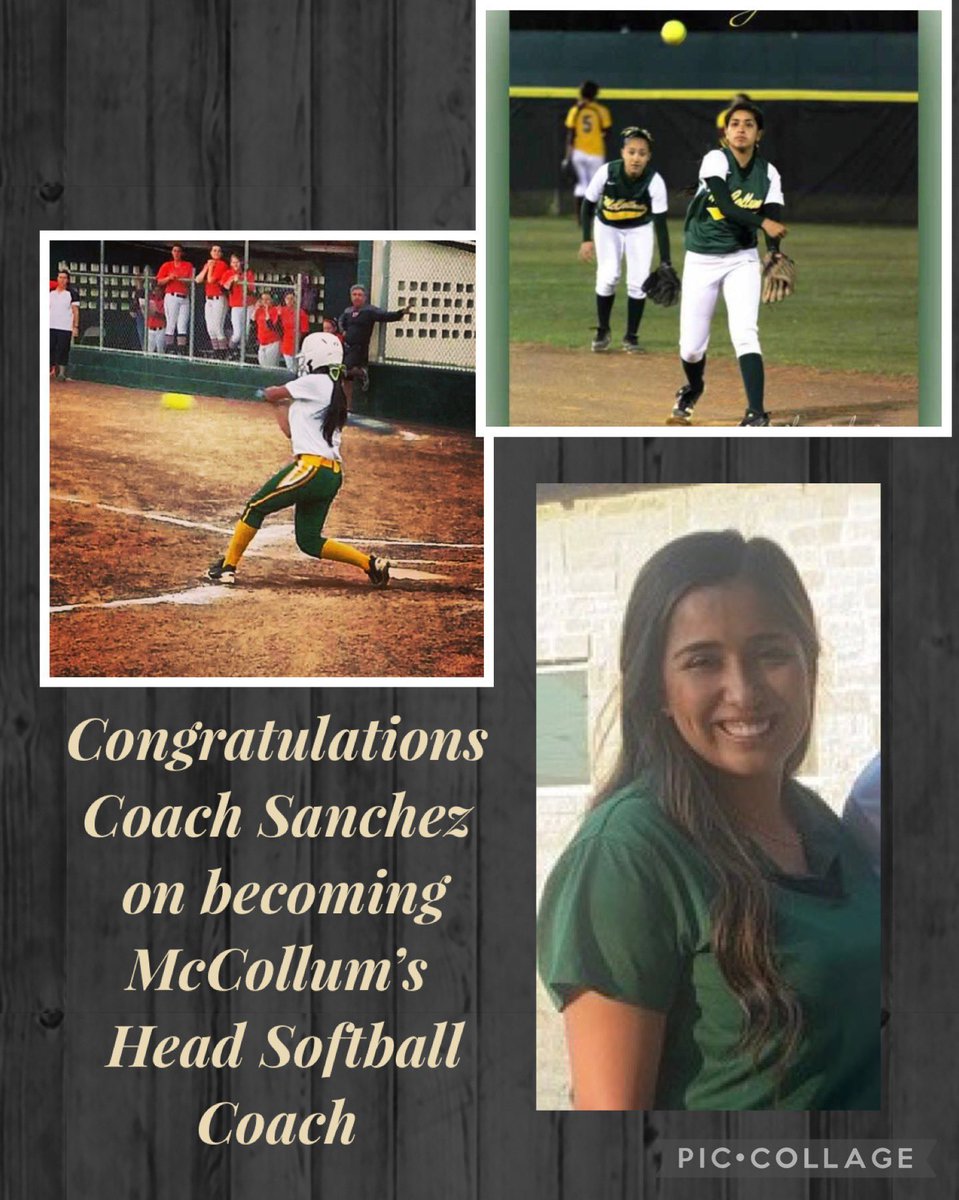 Mchs__Softball's tweet photo. Let’s all Welcome McCollum’s Alumni, Coach Castillo Sanchez, as the new Head Softball Coach for the Cowboys! https://t.co/GlwPeyBzHq