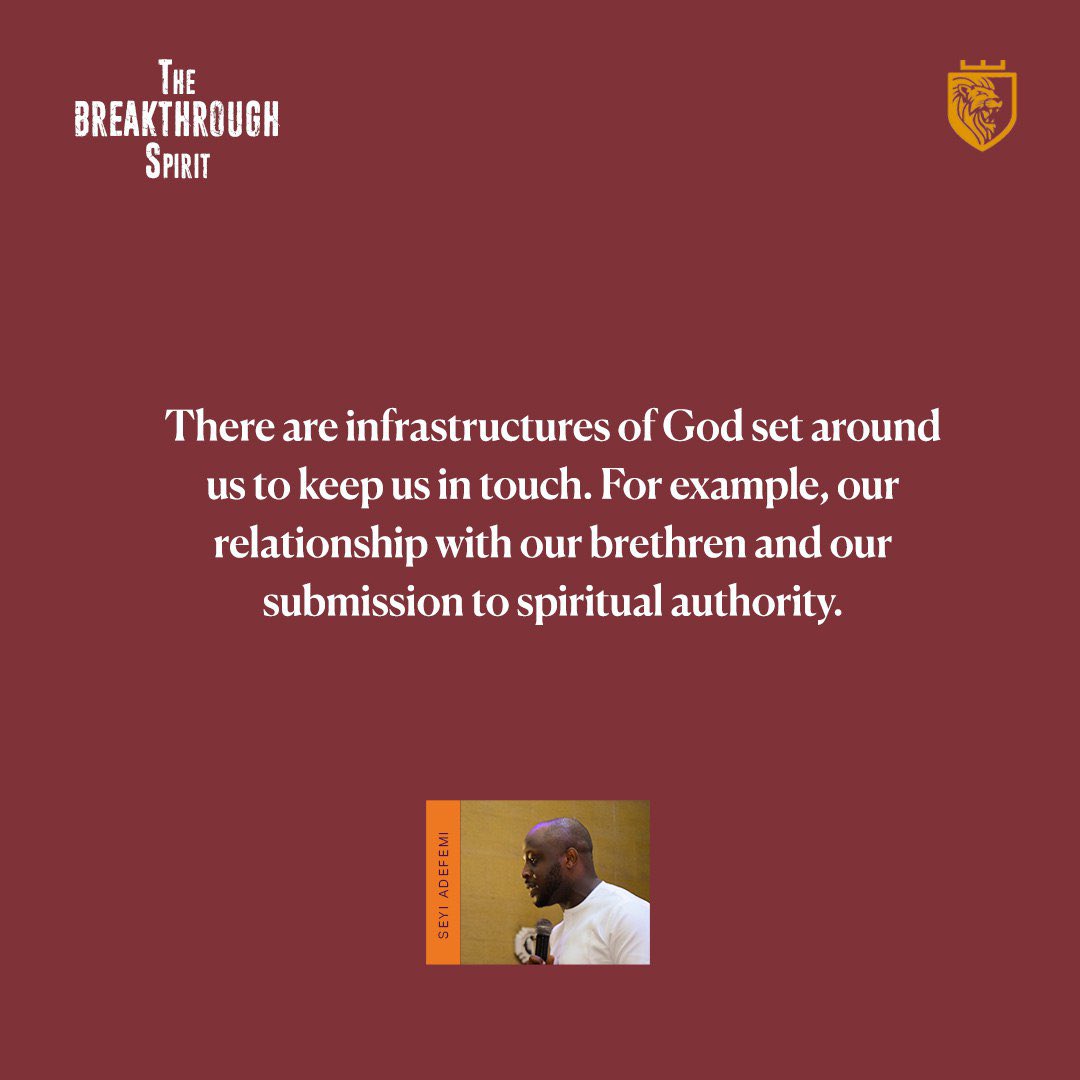 CuttingEdge_NG's tweet photo. We arise as Elijahs and entrench the order of God in the earth.
Excerpts from last Sunday's Service - The Breakthrough Spirit by Pastor @seyi_adefemi. The full sermon is available on our YouTube channel - https://t.co/QsFLWhLlF7
#TeachingExcerpts
#TheGoverningChurch https://t.co/YOig7FZUZ1