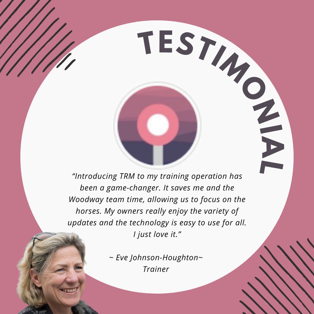 RacingManagerHQ's tweet photo. One of our fabulous trainers @johnsonhoughton had some kind words to say about The Racing Manager 🐎

TRM is cost effective, works for the industry and invests in the ownership experience. #horse #equestrian #horseracing #news #racing #owntheaction #HappyHumpDay https://t.co/3SLJ5PKgDZ
