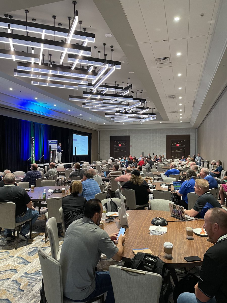 The #UserCon getting kicked off with keynote speaker Dave Morera.