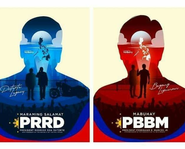 PRRD 💙👊 ⏩⏩⏩ PBBM❤✌
From 6 years of incredible massive change
To another 6 years of great prosperity for the Philippines🇵🇭🇵🇭🇵🇭🇵🇭🇵🇭
#SalamatPRRD 
#MabuhayPBBM