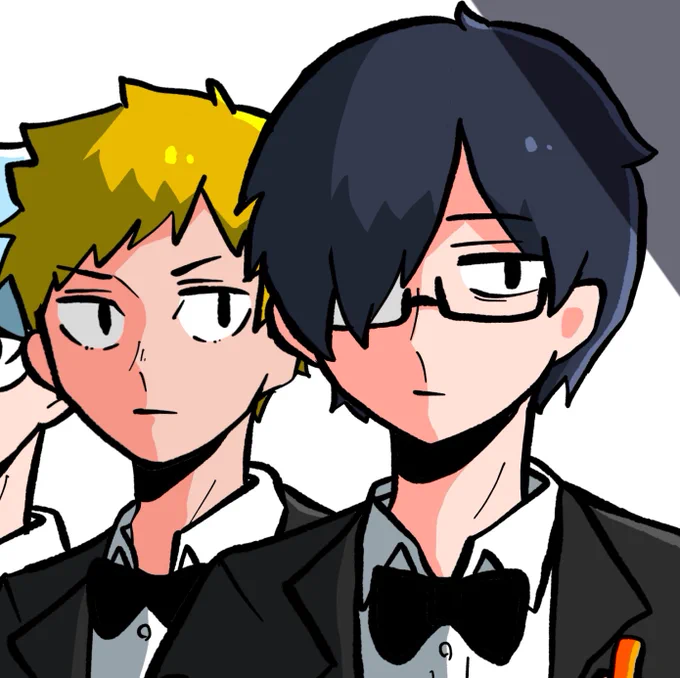 死んだ顔のd先生描くの好き
隣のknさんは想像以上に凛々しくなった 
