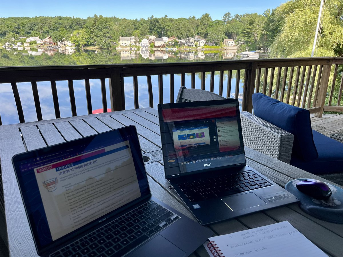 LemanskyRachel's tweet image. Super pumped for my last day of learning virtually at #ISTELive with @iste . It feels like a year’s worth of quality PD in 4 days and FUN 🤩. Best part is all the new connections with fellow educators! #ISTELiveContest