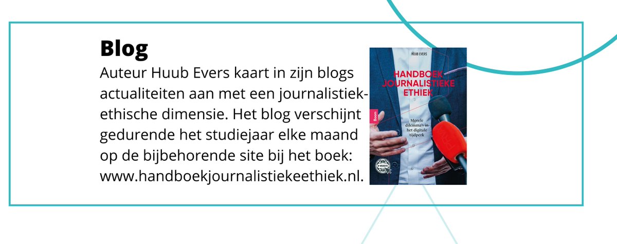 Auteur <a href="/huubevers/">huub evers</a> ('Handboek journalistieke ethiek') schrijft in zijn nieuwe blog over #objectiviteit en #evenwicht binnen de journalistiek en media. Is een journalist een doorgeefluik of een waarheidszoeker? Lees het blog via lnkd.in/gvf6Ce6