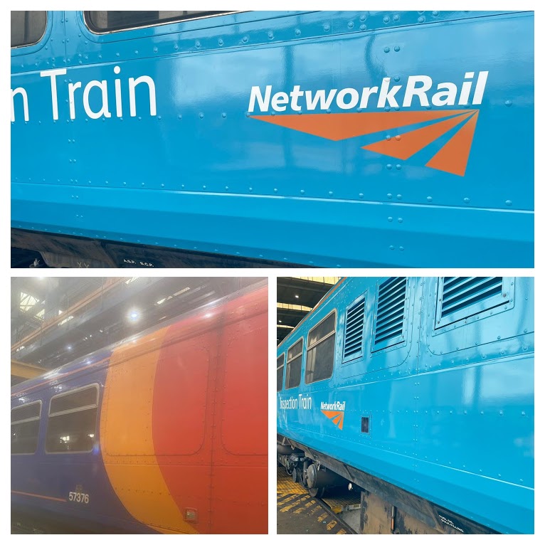 This Class153 train was completely vinyl wrapped in blue and branded by our team for <a href="/networkrail/">Network Rail</a> to showcase at the Rail Live 2022 event. #networkrail #train #exhibition #event #vinyl #installation #graphicdesign #design #innovation <a href="/railliveuk/">Rail LIVE</a>