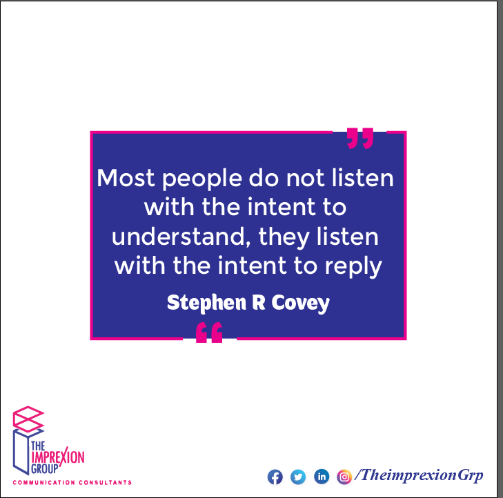 ImprexionGroup's tweet photo. Not only does listening enhance your ability to understand better and make you a better communicator, it also make the experience of speaking to you more enjoyable to other people.For any assistance,find us on 0733706832 #communicationexperts https://t.co/cJZ7KEyvHy
