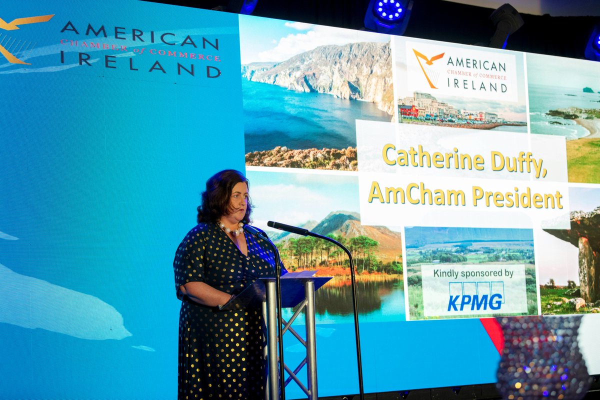 AmericanChamber's tweet photo. AmCham was thrilled to host our West-North-West Conference and Dinner in Galway on 23 June. #AmChamWNW (1/4) https://t.co/8qLqSXhCd4