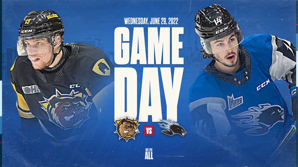 SJSeaDogs's tweet photo. It's GAME DAY! 

The biggest game of the year is TONIGHT. Sea Dogs vs Bulldogs in the @CHLMemorialCup final. Puck drop is at 7 PM. 

We are sold out! Tune into @TSNHockey or join the watch party at the @area506fest Container Village. https://t.co/SY06NeaLhX