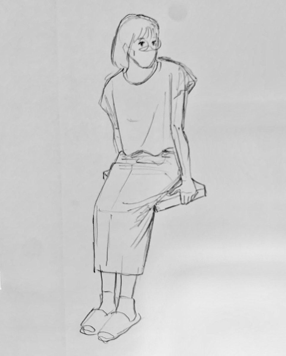 今週もCWFさんのクロッキー会に参加。残り少ないエネルギーで何とか描きました。余裕が無くても得るものがありました。 